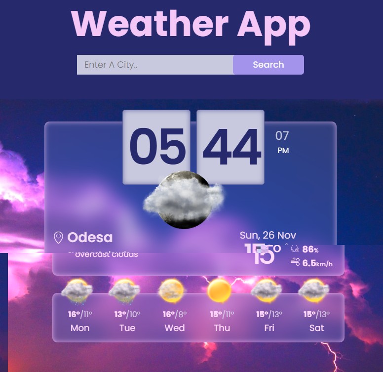 WEATHER PROJECT PHOTO